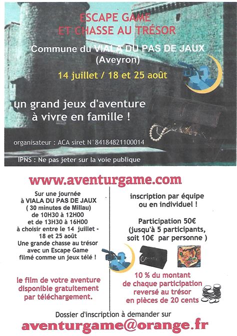 Escape Games et chasses au trésor 